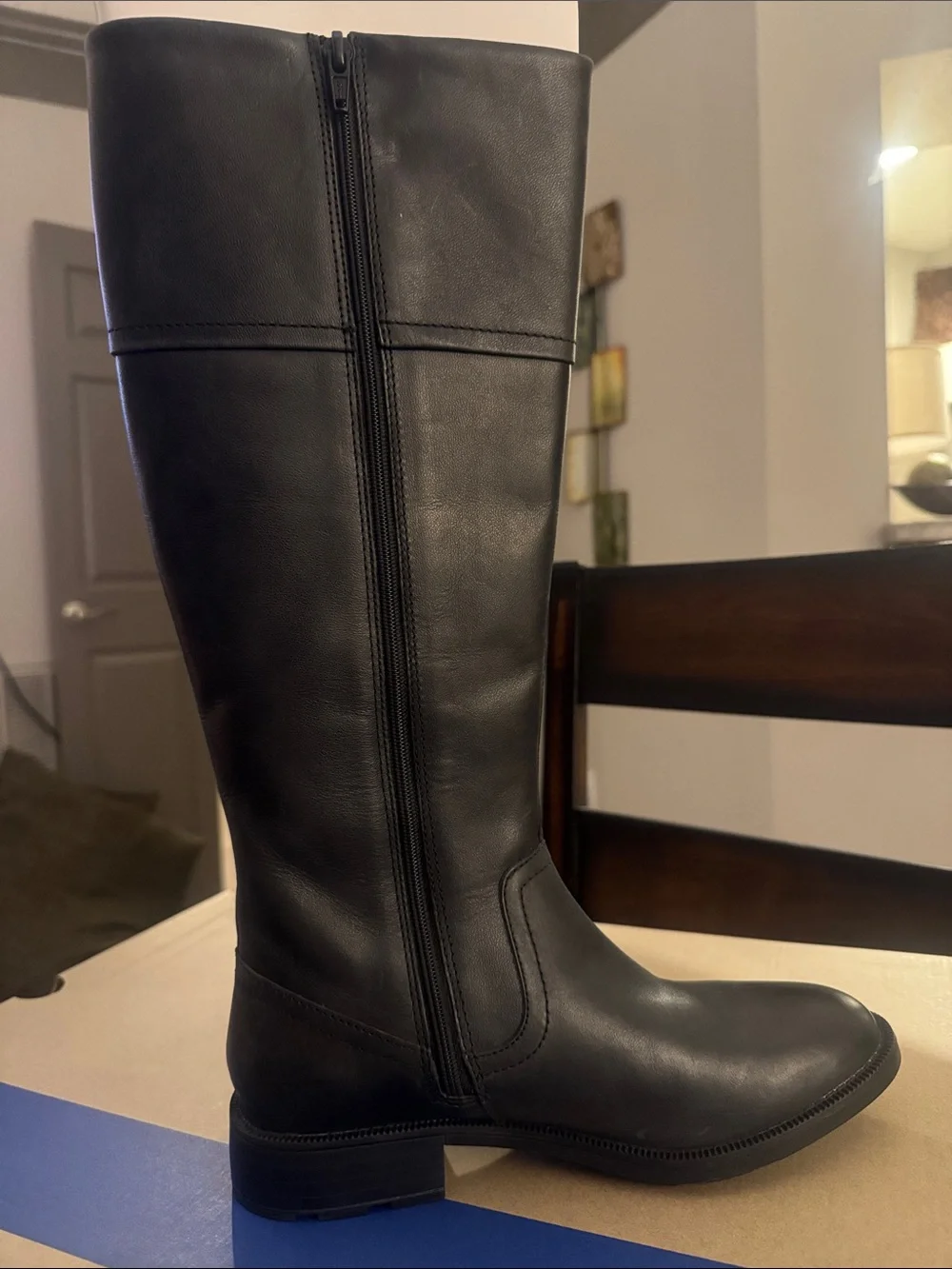 🔥Clarks Collection Leather Tall Shaft Boots- Adalynn Hope🔥BRAND NEW Size 7 ❣️